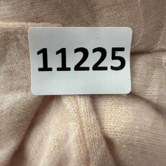 Sutton Studio Cardigan Sweater Womens Medium Pink 100% Cashmere Button Front - Picture 10 of 11